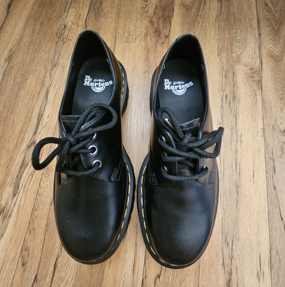 Doc Martens Black Leather Shoes